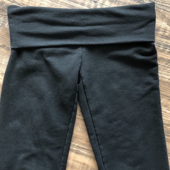 3/$25 - SWS black cotton/spandex yoga pants - Picture 2 of 11